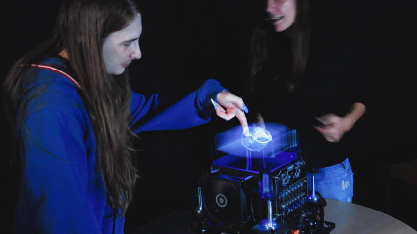 Physical Interaction With a Hologram