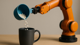 Simulated Sound Sharpens Robot Skills