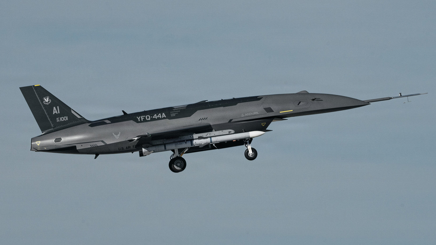 An F-22 Pilot Quarterbacks A Combat Drone